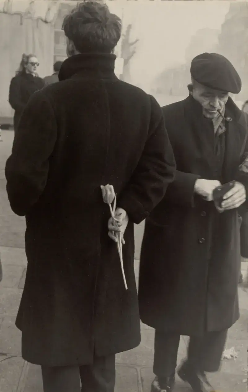 “Tulip/Paris,” from the series “Black White and Things” 1950, Album: Robert Frank and «The Americans»