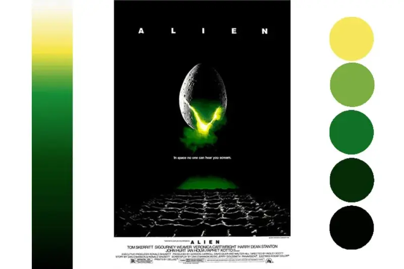 Colors of film poster