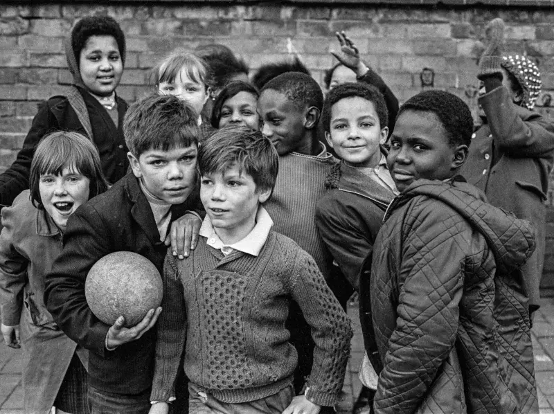 The pictures explore a social housing crisis, poverty, migration and the experience of childhood in the area  Photograph: © Janet Mendelsohn, Album: Janet Mendelsohn