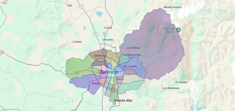 Provincia de Santiago, Santiago Metropolitan